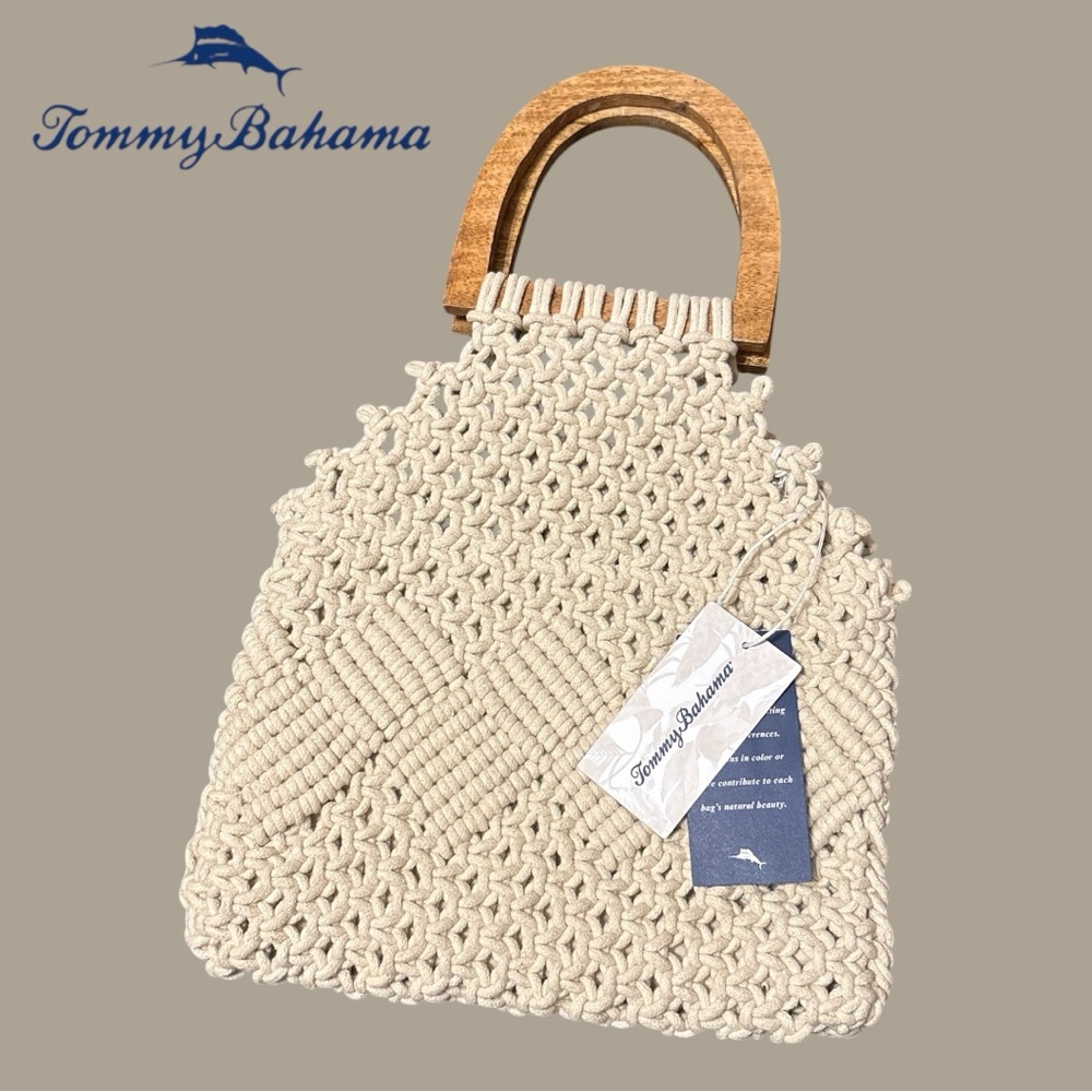 NWT Tommy Bahama Woven Tote